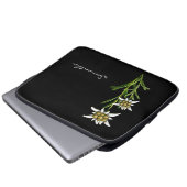 Hübsches Edelewiss-Laptop-Gehäuse Laptopschutzhülle (Vorne Knopf)