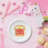 Hübsches Ei im Bacon Toast Bed T - Shirt - Food Br Pappteller (Party)