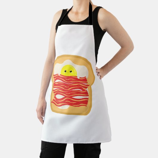 Hübsches Ei im Bacon Toast Bed T - Shirt - Food Br Schürze (InSitu)