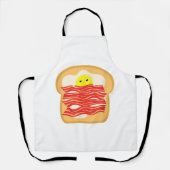 Hübsches Ei im Bacon Toast Bed T - Shirt - Food Br Schürze (Vorderseite)