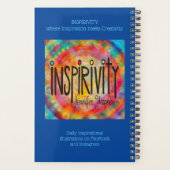 Hübsches "Ein Kind Wort", Blumen und Herzen Planer (Rückseite)