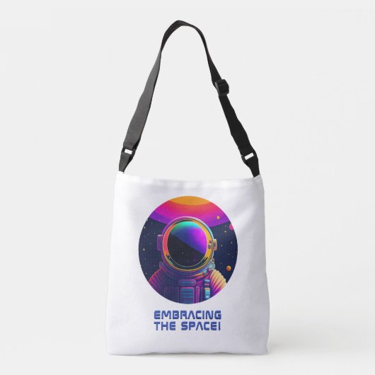 Hübsches Einbinden des Weltraums 2 in 1 Totbeutel Tragetaschen Mit Langen Trägern (Rückseite)