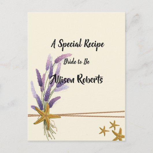 hübsches einfaches Brautparty Postkarte (Vorderseite)