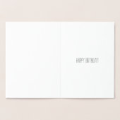 Hübsches Einhorn Folienkarte (Innenseite)