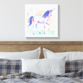 Hübsches Einhorn glauben Leinwanddruck (Insitu (Schlafzimmer))