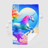 Hübsches Einhorn Golfhandtuch (Insitu)