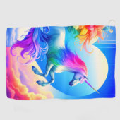 Hübsches Einhorn Golfhandtuch (Horizontal)