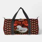 Hübsches Einhorn Personalisiert Duffle Bag (Vorderseite)