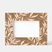 Hübsches, elegantes Foliage Muster, klassisch flor Geätzte Rahmen (Vorderseite)