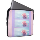 Hübsches elegantes rosa Roses Electronics Bag Laptopschutzhülle (Vorne Rechts)