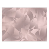 Hübsches elegantes stilvolles Rosengoldmuster Tischdecke (Vorderseite (Horizontal))