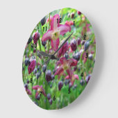 Hübsches Epimedium (Märchenflügel) Frühjahrsfrühli Große Wanduhr (Winkel)