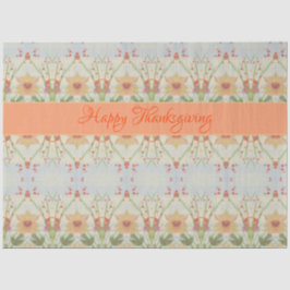 Hübsches Erntedank-Flower-Tissue-Papier Seidenpapier