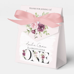 Hübsches Errötendes Blumenmuster ONE Baby Mädchen  Geschenkschachtel