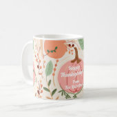 Hübsches erthy Pumpkin Foliage Erntedank Party Kaffeetasse (Vorderseite Links)