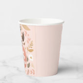 Hübsches erthy Pumpkin Foliage Erntedank Party Pappbecher (Links)