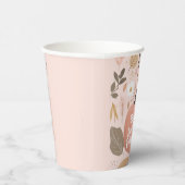 Hübsches erthy Pumpkin Foliage Erntedank Party Pappbecher (Rechts)