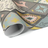 Hübsches ethnisches Muster Geschenkpapier (Rolleneckpunkt)