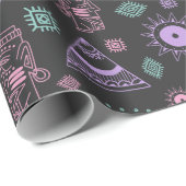 Hübsches ethnisches Muster Geschenkpapier (Rolleneckpunkt)