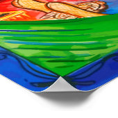 Hübsches Europa Stadt Poster (Ecke)