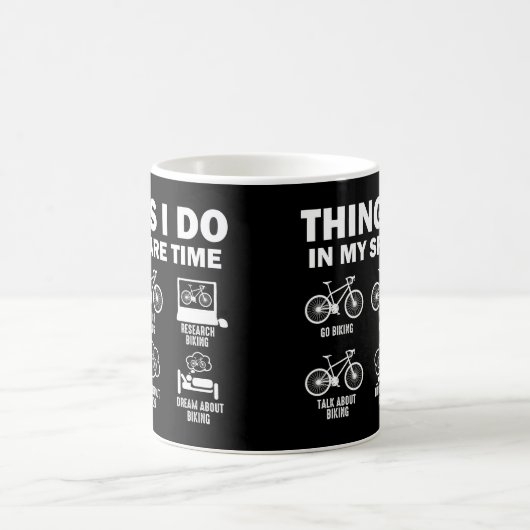 Hübsches Fahrrad, was ich in meiner Freizeit mache Kaffeetasse (Mittel)
