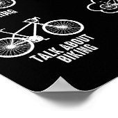 Hübsches Fahrrad, was ich in meiner Freizeit mache Poster (Ecke)