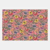 Hübsches, farbiges Muster Geschenkpapier Set (Vorderseite 3)