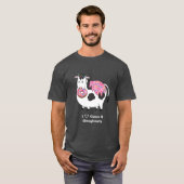 Hübsches Fett Holstein Kuh Ess Sprinkle Doughnut T-Shirt (Vorne ganz)