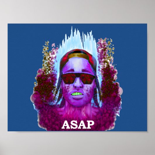 Hübsches Flacko-Poster Poster (Vorne)