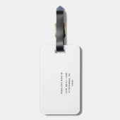 Hübsches Floral Adventure erwartet Gepäcktag Gepäckanhänger (Rückseite vertikal)