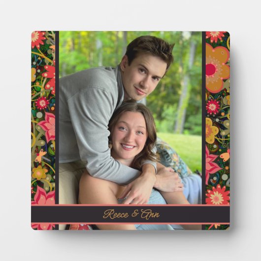 Hübsches florales Dragonfly-Foto - Kundenspezifisc Fotoplatte (Vorderseite)