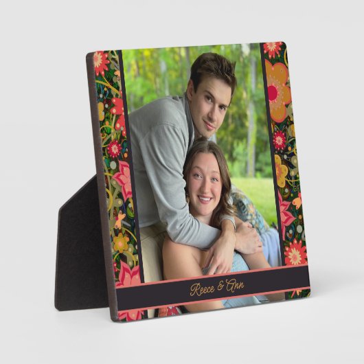 Hübsches florales Dragonfly-Foto - Kundenspezifisc Fotoplatte (Vorderseite)