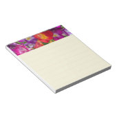 Hübsches florales LIned Notepad Notizblock (angewinkelt)