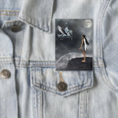 Hübsches Flügeldrachen Button (Insitu)