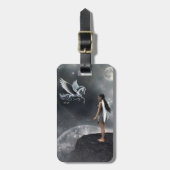 Hübsches Flügeldrachen Gepäckanhänger (Vorderseite vertikal)