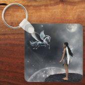 Hübsches Flügeldrachen Schlüsselanhänger (Vorderseite)