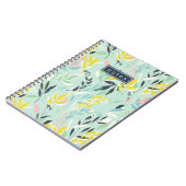 Hübsches Foliage-Muster Notizblock (Linke Seite)