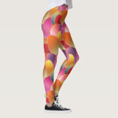 Hübsches Folien-Gradient-Frühlingsfarben-Muster Leggings (Rechts)