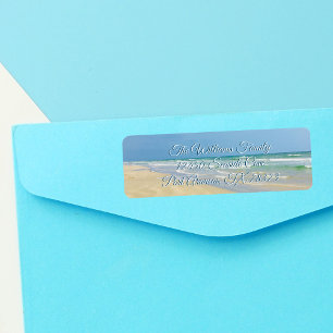 Hübsches Foto Beach Zuhause Rücksendeadresse