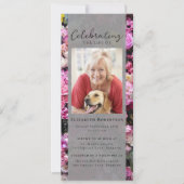 Hübsches Foto Beerdigung Digitale Einladung (Vorderseite)