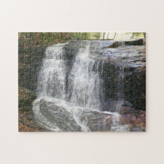Hübsches Foto für Wasserfall Puzzle (Horizontal)