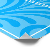 Hübsches Foto Mitarbeiter im Monat nach Kundenwuns Poster (Ecke)