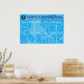 Hübsches Foto Mitarbeiter im Monat nach Kundenwuns Poster (Küche)