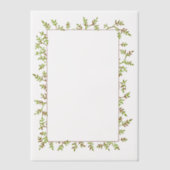 Hübsches Foto oder Textrahmen für Wasserfarben Pergament Einladungen (Vorderseite)