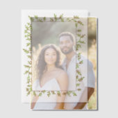 Hübsches Foto oder Textrahmen für Wasserfarben Pergament Einladungen (Versatz (Ehepaar))