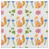 Hübsches Foxy Blumenpastellmuster Stoff (Nahaufnahme)