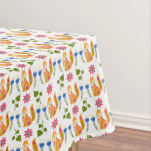 Hübsches Foxy Blumenpastellmuster Tischdecke