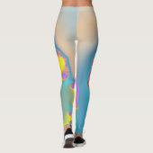 Hübsches Fraktal Leggings (Rückseite)