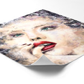 Hübsches Frauenposter Poster (Ecke)