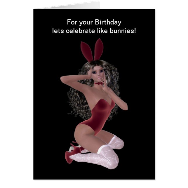 Hübsches Fräulein Bunny in den roten (Vorne)